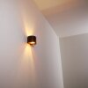 Badajoz Wall Light LED copper, black, 1-light source