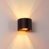 Badajoz Wall Light LED copper, black, 1-light source