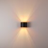 Badajoz Wall Light LED copper, black, 1-light source