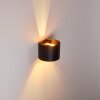 Badajoz Wall Light LED copper, black, 1-light source