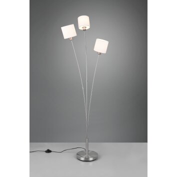 Reality TOMMY Floor Lamp matt nickel, 3-light sources