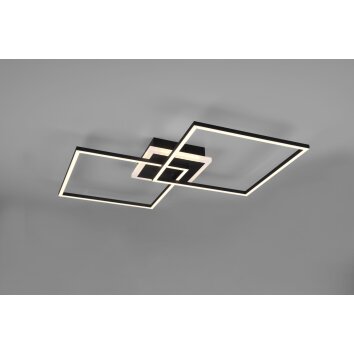 Reality ARRIBO Ceiling Light LED black, 3-light sources, Remote control, Colour changer
