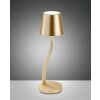 Fabas-Luce JUDY Table lamp LED gold, 1-light source
