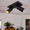 HAKAMKEN Ceiling Light LED black, 2-light sources