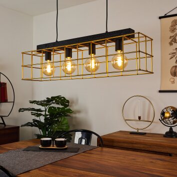 FEVAAG Pendant Light black, 4-light sources