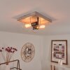 HODNE Ceiling Light grey, black, 2-light sources
