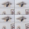 HODNE Ceiling Light grey, black, 2-light sources