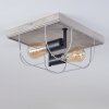 HODNE Ceiling Light grey, black, 2-light sources