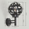 SAASEG Outdoor Wall Light anthracite, 1-light source
