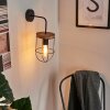 HODNE Wall Light black, 1-light source