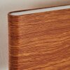 MOSAMBIK Wall Light LED brown, Dark wood, matt nickel, 1-light source
