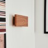 MOSAMBIK Wall Light LED brown, Dark wood, matt nickel, 1-light source