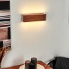 MOSAMBIK Wall Light LED brown, Dark wood, matt nickel, 1-light source