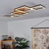 ZOCCA Ceiling Light LED brown, Dark wood, 1-light source