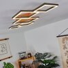 ZOCCA Ceiling Light LED brown, Dark wood, 1-light source