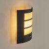 MATILAU Outdoor Wall Light black, white, 1-light source, Motion sensor
