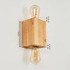 MAKADADE Wall Light Ecru, 2-light sources
