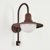 POHEI Outdoor Wall Light rust-coloured, 1-light source, Motion sensor