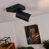 HAKAMKEN Ceiling Light black, 1-light source