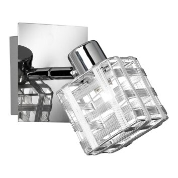Reality JAIL Wall Light chrome, 1-light source