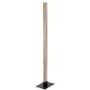 Globo DORO Floor Lamp Wood like finish, black, 1-light source