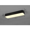 Reality ASTERION Ceiling Light LED black, 1-light source, Remote control