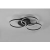 Reality CIRCLE Ceiling Light LED black, 1-light source, Remote control