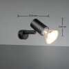 Trio-Leuchten LORENZO Wall Light black, 1-light source