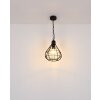 Globo CLASTRA Pendant Light black, 1-light source