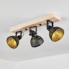 OSINA Ceiling Light brown, black, 3-light sources