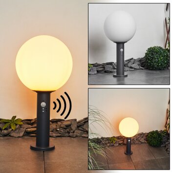 BUBODEFO path light anthracite, 1-light source, Motion sensor