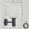 BUBODEFO Outdoor Wall Light anthracite, 1-light source, Motion sensor
