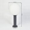 BUBODEFO path light anthracite, 1-light source