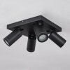 HAKAMKEN Ceiling Light LED black, 4-light sources