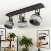 HOLSA Ceiling Light black, 3-light sources