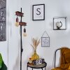 BARBENGO Floor Lamp rust-coloured, black, 2-light sources