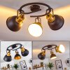 Ceiling Light Blackburn black-gold, 3-light sources