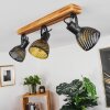 RACOLO Ceiling Light Dark wood, 3-light sources
