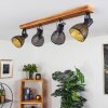 RACOLO Ceiling Light Dark wood, 4-light sources