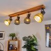 RACOLO Ceiling Light Dark wood, 4-light sources