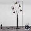 PRETORIA Floor Lamp antique brass, black, 5-light sources