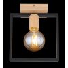 Globo DANIEL Ceiling Light Light wood, black, 1-light source