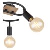 Globo MARTHA Ceiling Light Light wood, black, 3-light sources