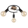 Globo MARTHA Ceiling Light Light wood, black, 3-light sources