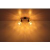 Globo WENNA Ceiling Light black, 2-light sources