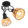 Globo WENNA Ceiling Light black, 3-light sources
