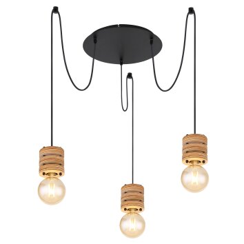 Globo ANGELINE Pendant Light black, 3-light sources