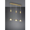 Trio-Leuchten FRANKLIN Pendant Light LED brass, 3-light sources