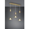 Trio-Leuchten FRANKLIN Pendant Light LED brass, 3-light sources
