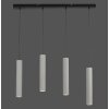 Paul-Neuhaus ETON Pendant Light black, 4-light sources